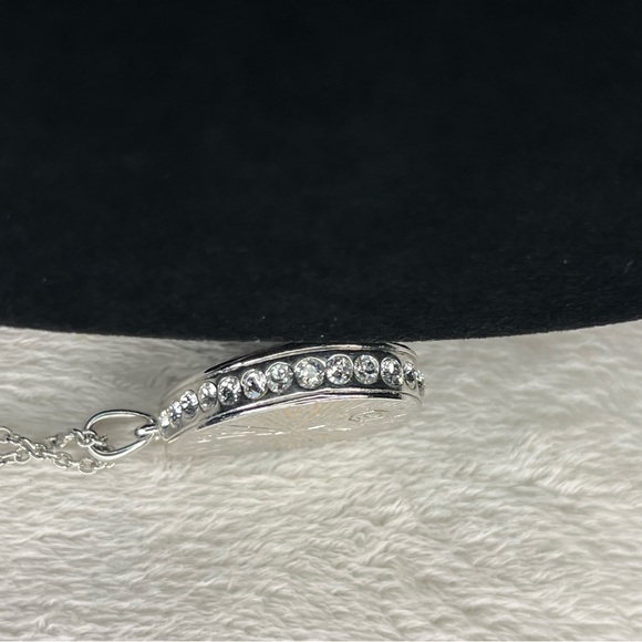 Touchstone Crystal by Swarovski Montana Drop Necklace - Picture 4 of 5